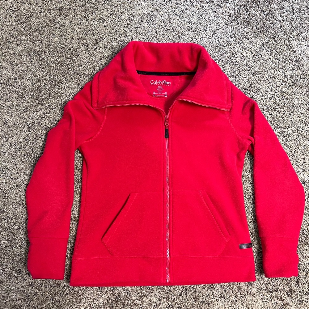 Calvin Klein performance zip up sweater size:XS
